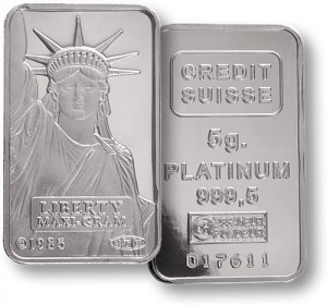 giá của kim loại platinum