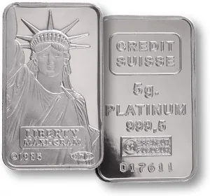 giá của kim loại platinum
