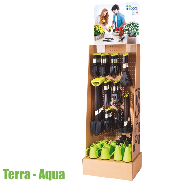 Kệ trưng bày Epoca Terra Auqa 135 món dụng cụ làm vườn