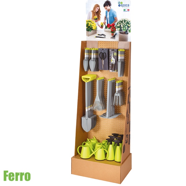 Kệ trưng bày FERRO 115 món, dùng trong shop đồ nghề làm vườn