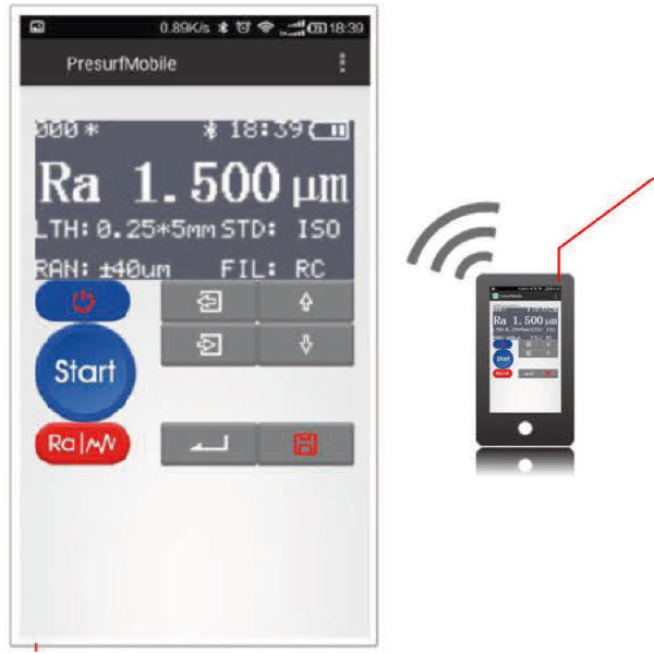 Phần mềm kết nối máy tính 657219, cho máy đo độ nhám