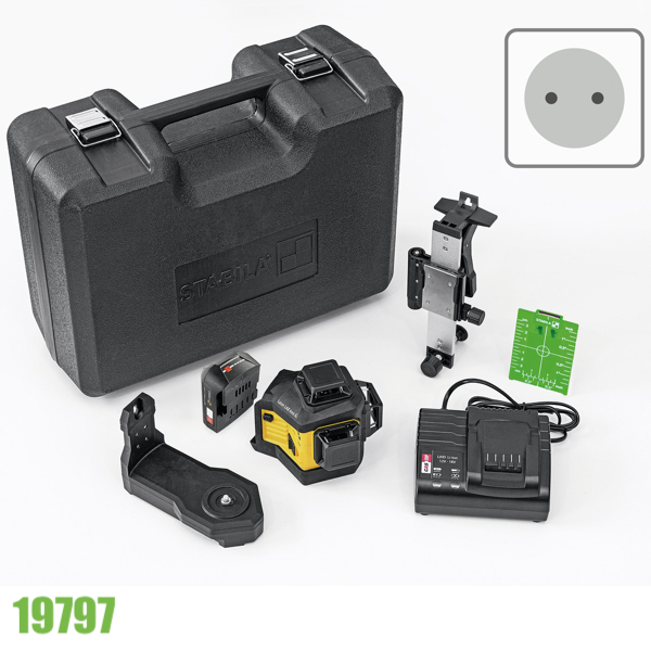 Máy cân bằng laser LAX 600G, tia xanh gồm 7 thành phần