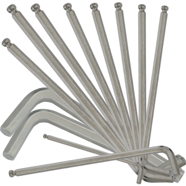 Bộ lục giác chữ L 13 cây Elora 159S13MB, đầu bi và đầu bằng