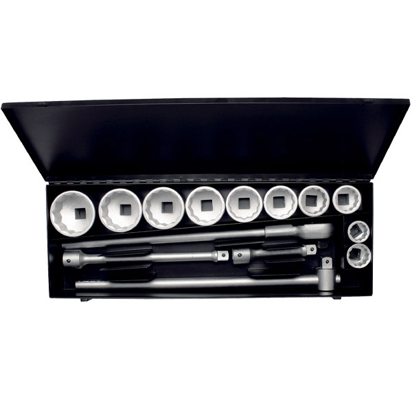 Bộ tuýp 14 chi tiết ELORA 780-10, hệ inch và mét, 1 inch