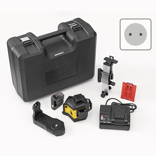 Máy cân bằng laser LAX 600 loại tia đỏ, 3 mặt phẳng 360 độ