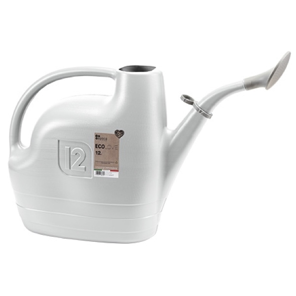 Bình tưới cây U Roa màu trắng 12 lít Ecolove 12, Epoca 8014