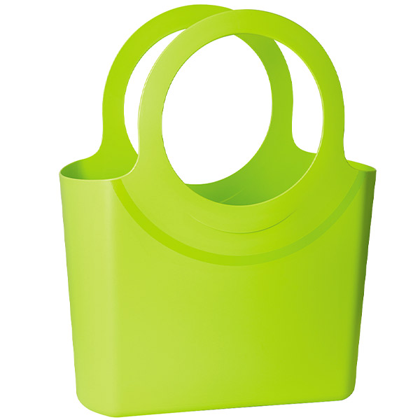 Làn nhựa cỡ đại Max BB bag màu Lime, Epoca - Italy