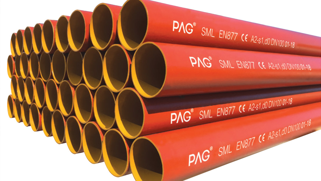 Ống gang đúc dùng cho hệ thống thoát nước