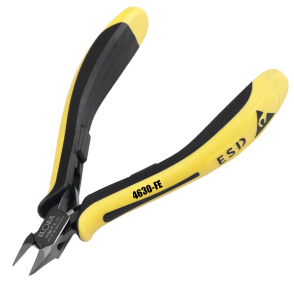 Kìm cắt linh kiện điện tử 4630-FE2K, mũi nhọn, lưỡi cắt vát mép