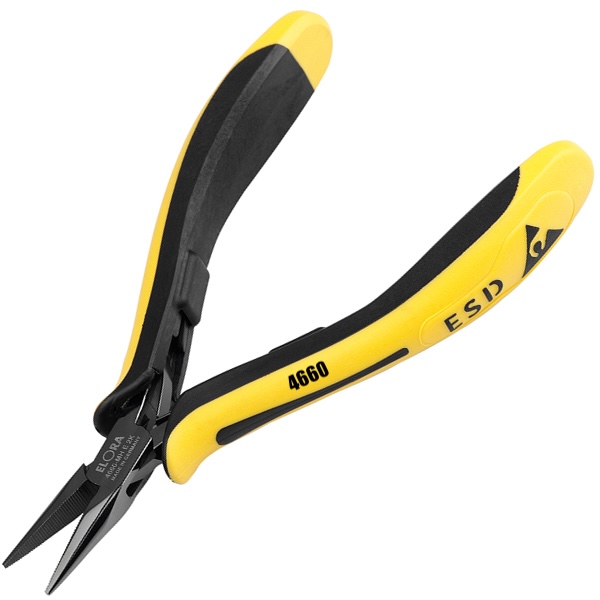 Kềm mỏ nhọn dài ELORA 4660, chống tĩnh điện ESD