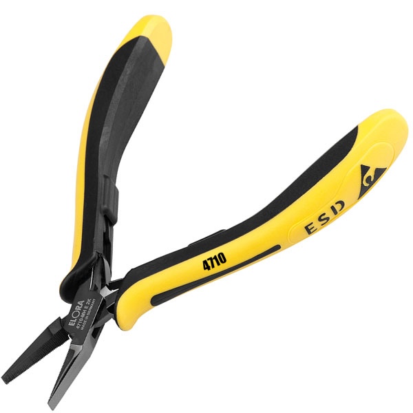 Kềm mũi dẹt chống tĩnh điện ESD ELORA 4710, kẹp linh kiện điện tử