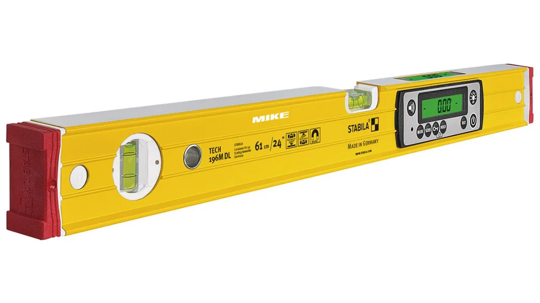 Thước thủy điện tử 61cm có nam châm STABILA – TECH 196M DL Thước thủy điện tử 61cm có nam châm STABILA – TECH 196M DL
