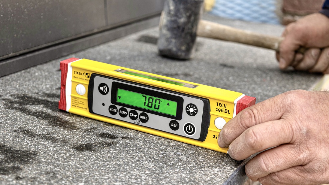 Thước thủy điện tử của STABILA TECH 196 DL và TECH 196M DL