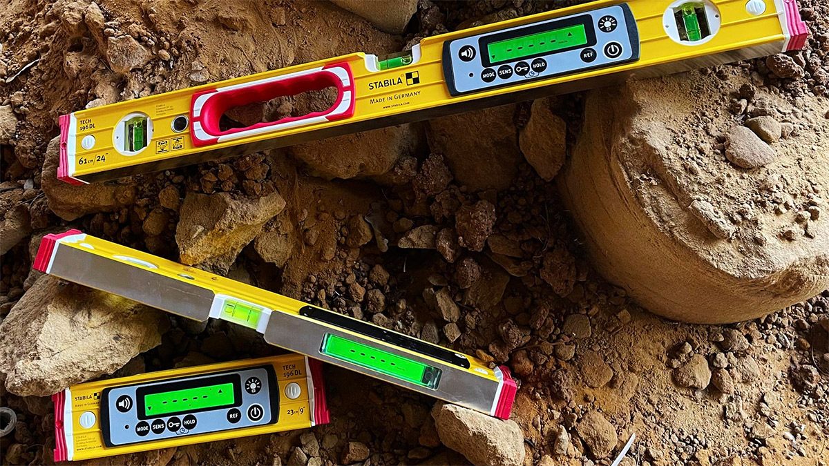 Thước thủy điện tử Stabila TECH 196 DL, thế hệ mới nhất IP67