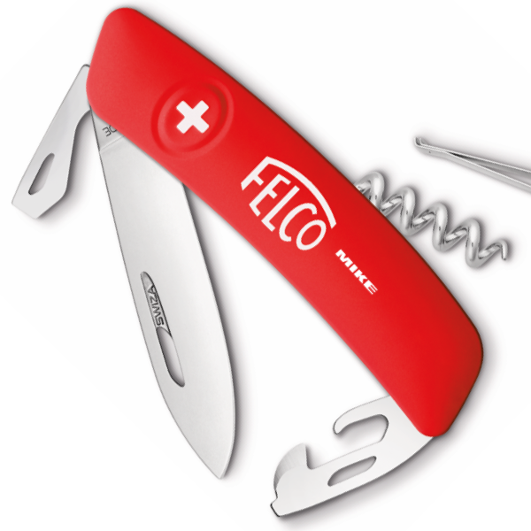 Dao nhíp bỏ túi FELCO 503, gồm 9 chức năng, lưỡi inox 75mm
