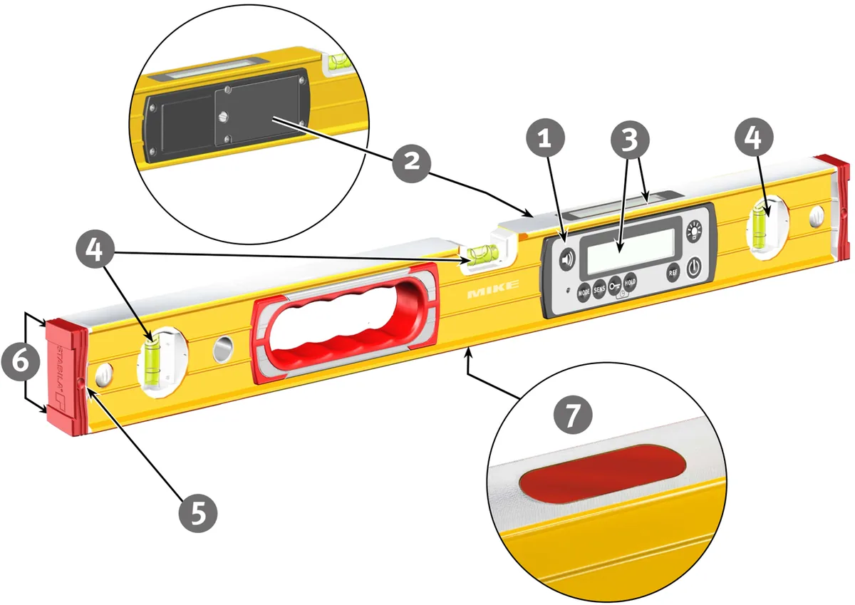Hướng dẫn sử dụng thước thủy điện tử dòng TECH 196 DL