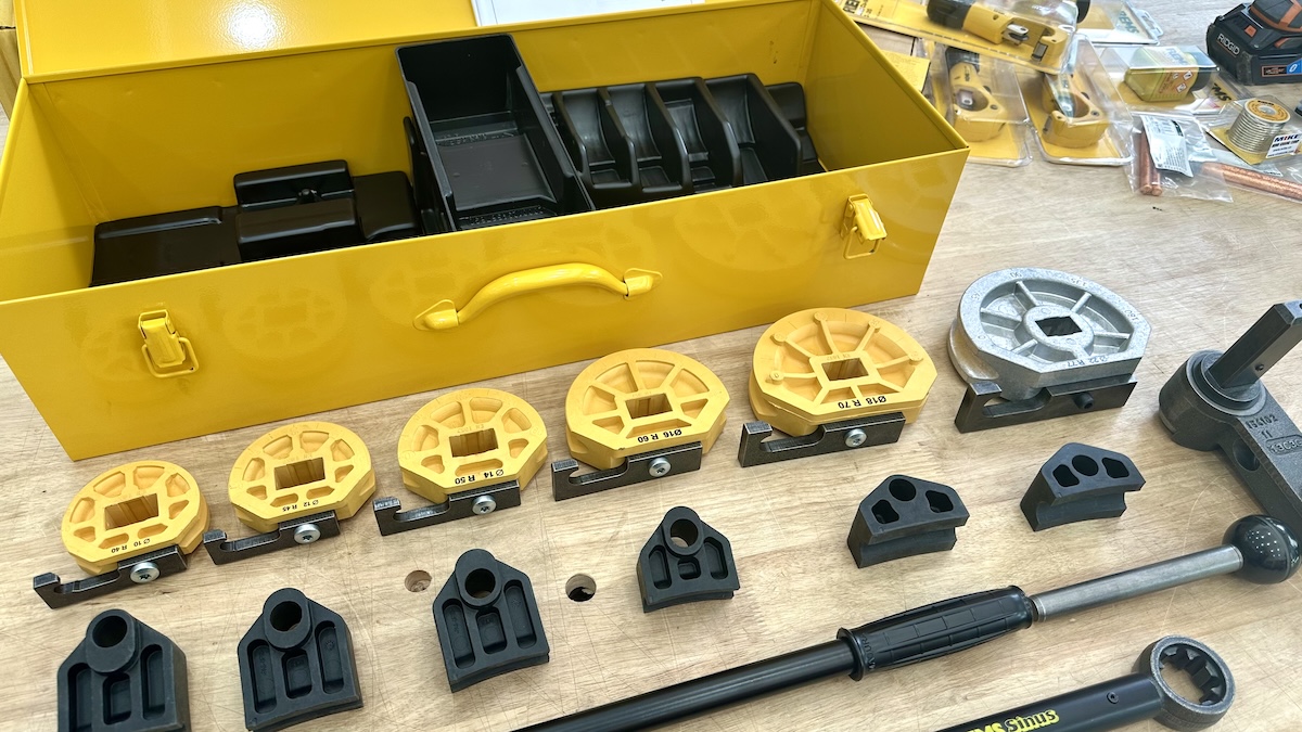 Dụng cụ uốn ống REMS Sinus, hướng dẫn sử dụng máy