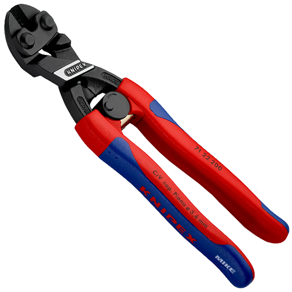 Kìm cộng lực nhỏ gọn size 200mm, cán bọc PVC trơn, mạ đen