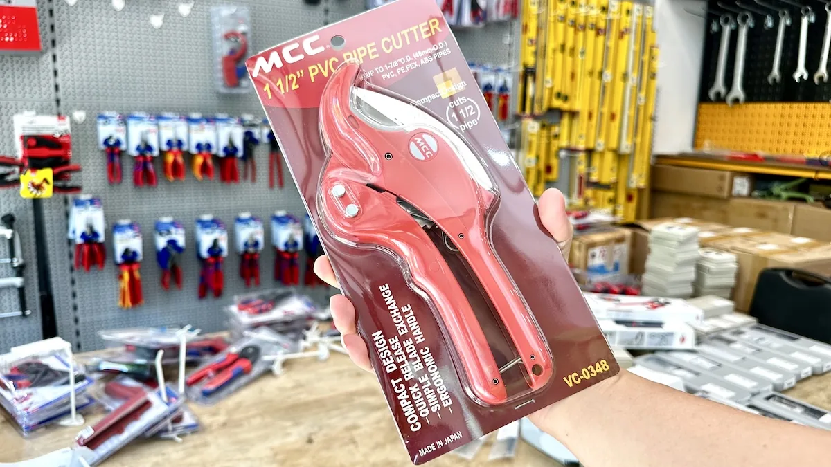 Hướng dẫn sử dụng kéo cắt ống nhựa MCC VC-0348