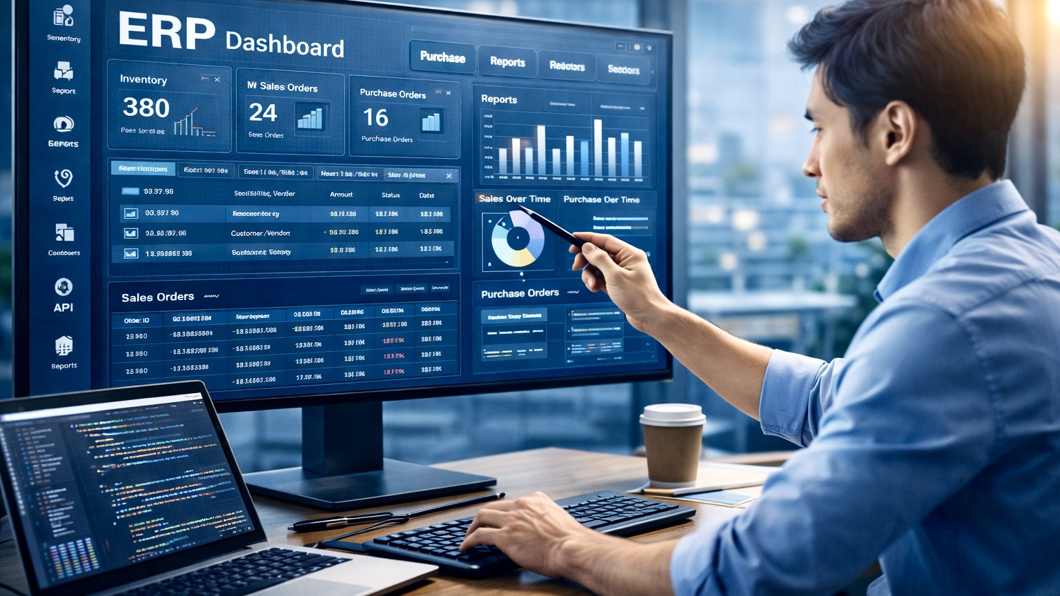 Lập trình frontend ERP cho dự án xây dựng hệ thống quản trị