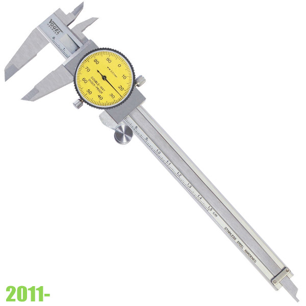 2011- Thước cặp đồng hồ ngàm kẹp từ 40-62mm, inox, chống nước