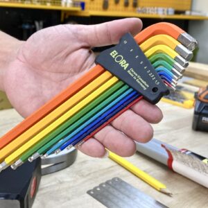 Bộ lục giác đầu bi ELORA 159SKUC đáp ứng tiêu chuẩn DIN ISO 2936, sản xuất bằng CNC.