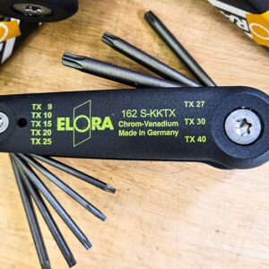 Bộ lục giác sao ELORA 162S-KKTX gồm 8 cây, kích thước từ TX9 đến TX40.