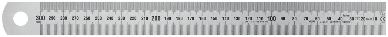 10190B Thuớc inox type B, bản rộng Semi Rigid