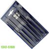 1347-S160 Bộ giũa kim gồm 6 món, lưỡi Trung, dài 160mm