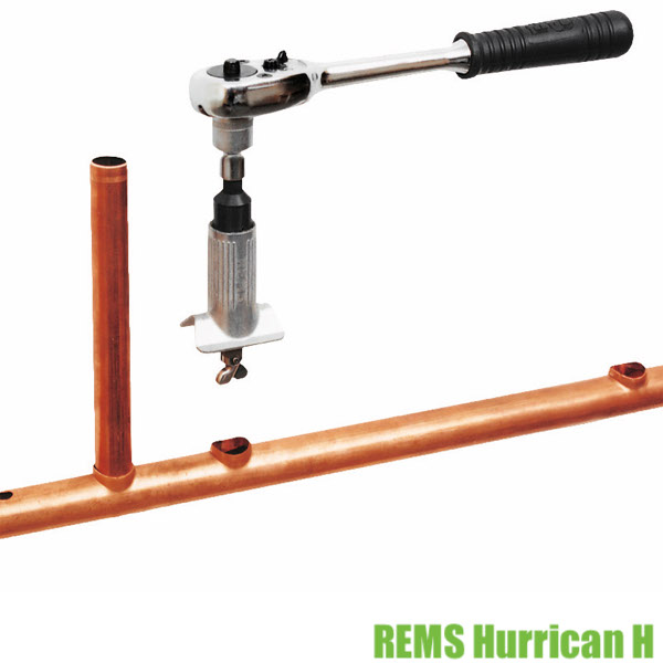 REMS Hurrican H bộ dụng cụ tạo nhánh chữ T cho ống, đk tới 22mm