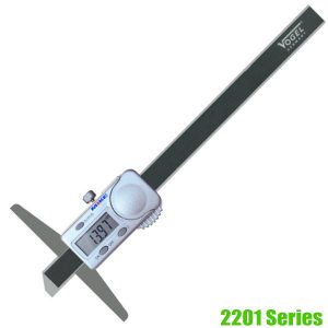 2201 Series Thước đo sâu điện tử, độ chính xác ± 0.01mm, thang đo 150-300mm