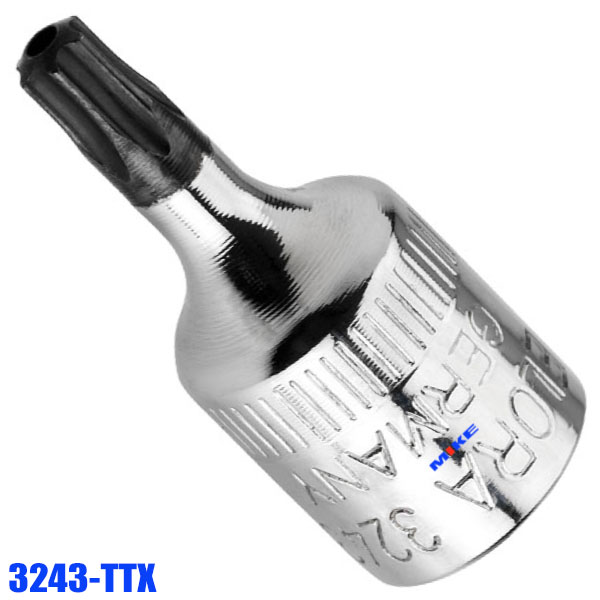 3243-TTX tuýp đầu vít sao có lỗ từ TTX8 đến TTX40, chuẩn DIN 3120-C 6,3