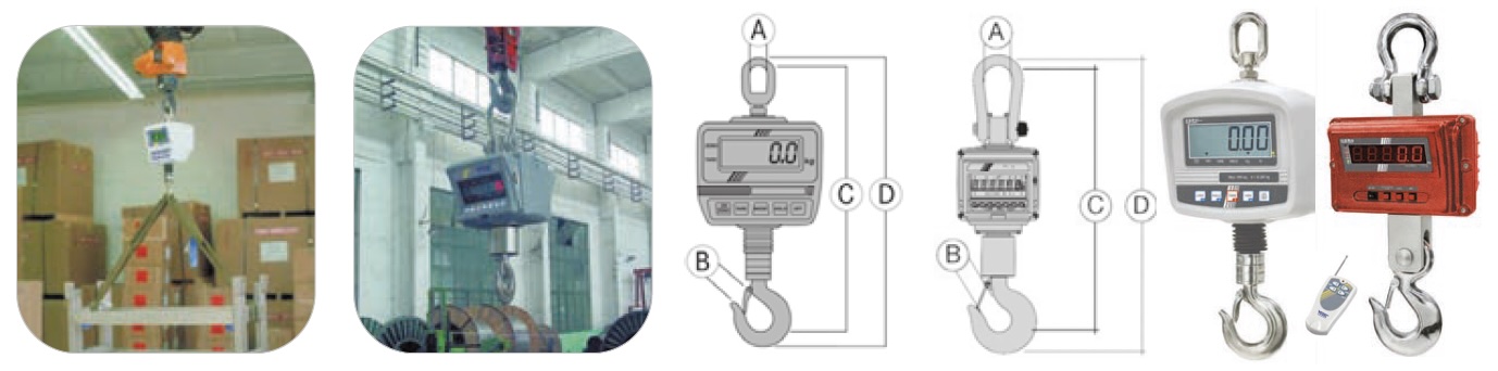 Cân điện tử, treo cần cẩu