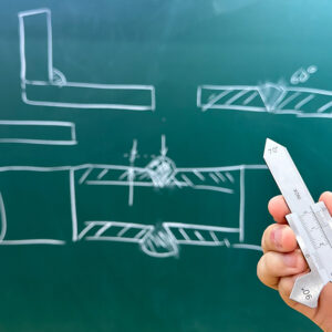 Vít siết cố định giữ ổn định điểm đo, giảm sai số khi sử dụng thước đo chiều cao đường hàn 474403.