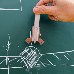 Thước đo chiều cao đường hàn 474403 phục vụ ngành kết cấu thép, chế tạo nồi hơi, đóng tàu và lắp đặt ống áp lực.