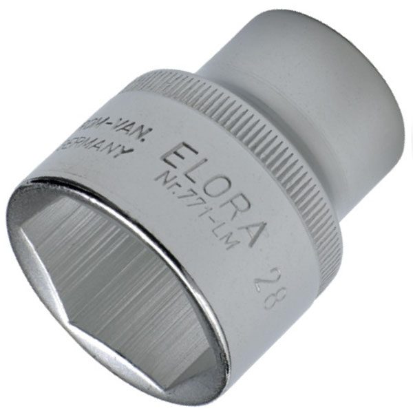 771-LM Đầu tuýp hệ mét 5 – 36mm, đầu vuông 1/2″, ELORA