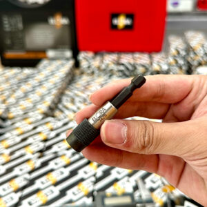 Đầu nối lục giác ELORA 3428 đạt chuẩn đầu lục giác đực DIN 3126 E 6,3 và DIN ISO 1173, phù hợp với mọi loại vít tiêu chuẩn quốc tế trên thị trường.