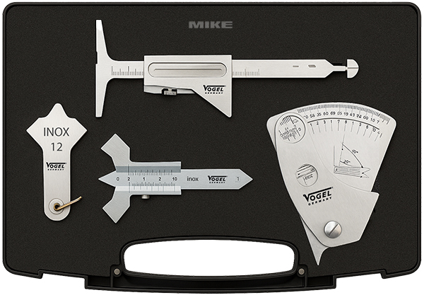 Bộ thước đo mối hàn cơ khí VOGEL Germany 479901, gồm 4 chi tiết