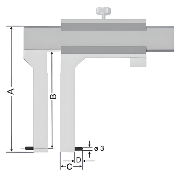 Thước kẹp điện tử Vogel Germany 20520, đo trống phanh 0-500mm Thước kẹp điện tử Vogel Germany 20520, đo trống phanh 0-500mm