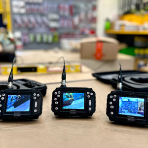 Màn hình TFT 3.5 inch 640×480 của Máy nội soi công nghiệp Vogel Germany 620003 hiển thị hình ảnh màu rõ ràng.