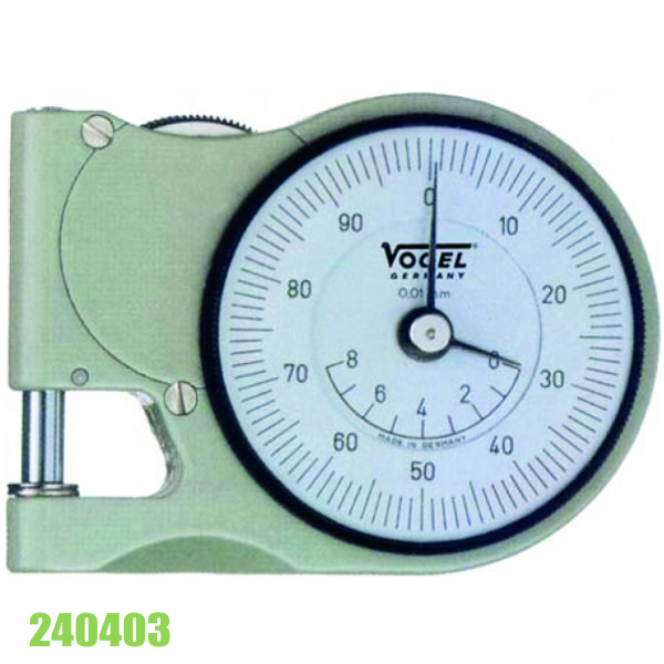 240403 Đồng hồ đo độ dày bỏ túi 0-8 mm, ±0.01mm, đo độ dày tôn, thép.
