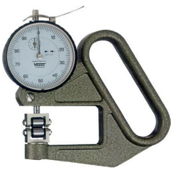 Đồng hồ đo độ dày dây thép liên tục, tiếp điểm con lăn, độ chính xác 0.01mm