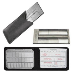 Bộ mẫu so sánh độ nhám Rugotest, Đánh giá bề mặt gia công