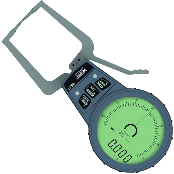 Đồng hồ đo độ dày 24055, thang đo 0 – 15mm, Vogel Germany