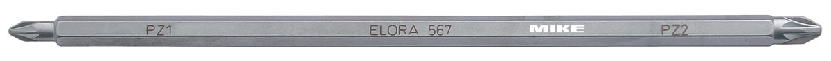 Mũi vít hai đầu hoa thị ELORA 567-PZ, PZ1 và PZ2, dài 175mm