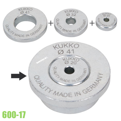600-17 đĩa đệm chịu áp lực đầu ty cảo tháo vòng bi KUKKO Germany.