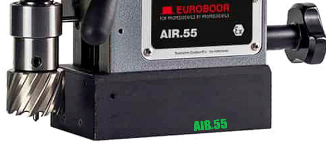 AIR55 Máy khoan từ khí nén, khoan max Ø55mm áp suất 6.3-8Bar