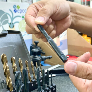 Bộ taro mũi khoan Euroboor DTS.312 theo DIN 371/376, hệ mét, phù hợp dải ren M phổ biến.