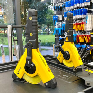 Thước kéo 50m LBM 1000 STABILA 19667 đầu móc Universal Spikes, vòng nhựa rãnh đinh, mắt xích.