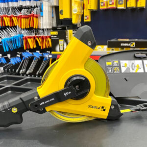 Thước kéo 50m LBM 1000 STABILA 19667 thang đo mm, một mặt, đầu đo kiểu W, EC Class II.